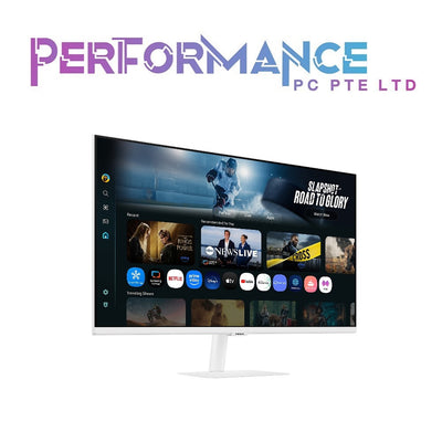 SAMSUNG M7 FLAT SMART MONITOR LS32FM700UEXXS / LS32FM701UEXXS 32" 4K BLACK/WHITE (3 YEARS WARRANTY BY BAN LEONG TECHNOLOGIES PTE LTD)