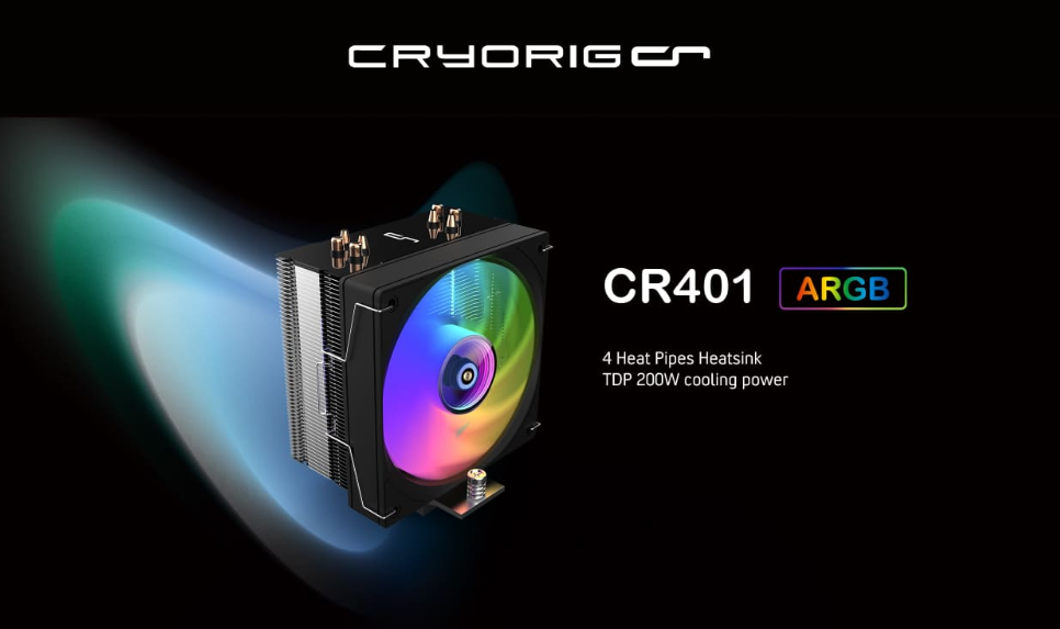 CRYORIG CR401 CPU COOLER  (2 YEARS WARRANTY BY CORBELL TECHNOLOGY PTE LTD)