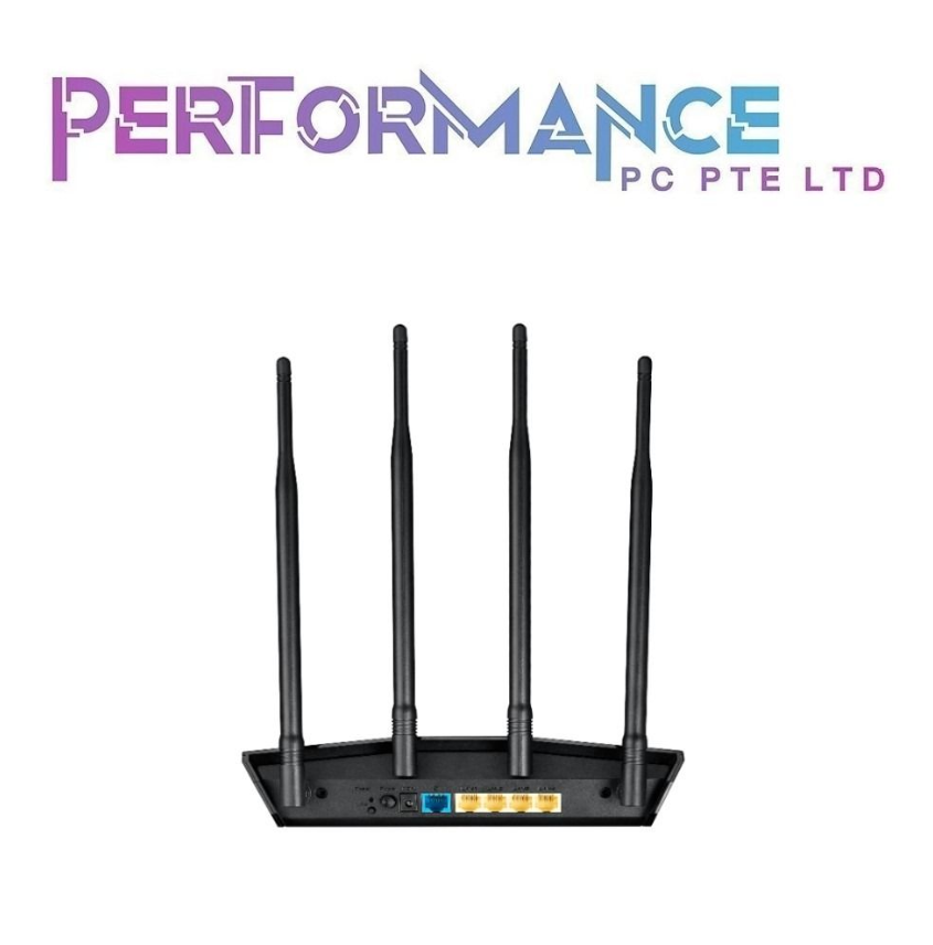 Asus RT-AX1800HP RT AX 1800HP AX1800 Dual Band WiFi 6 (802.11ax) Router supporting MU-MIMO and OFDMA technology, with AiProtection Classic network security, compatible with ASUS AiMesh WiFi system (3 years warranty with Avertek Pte Ltd)