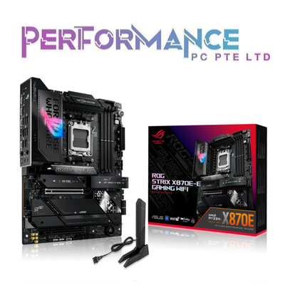 Asus ROG STRIX X870E-E X870EE X 870E-E X870 E E X 870 E E GAMING WIFI AM5 ATX Gaming Mobo Motherboard (3 YEARS WARRANTY BY AVERTEK ENTERPRISES PTE LTD)
