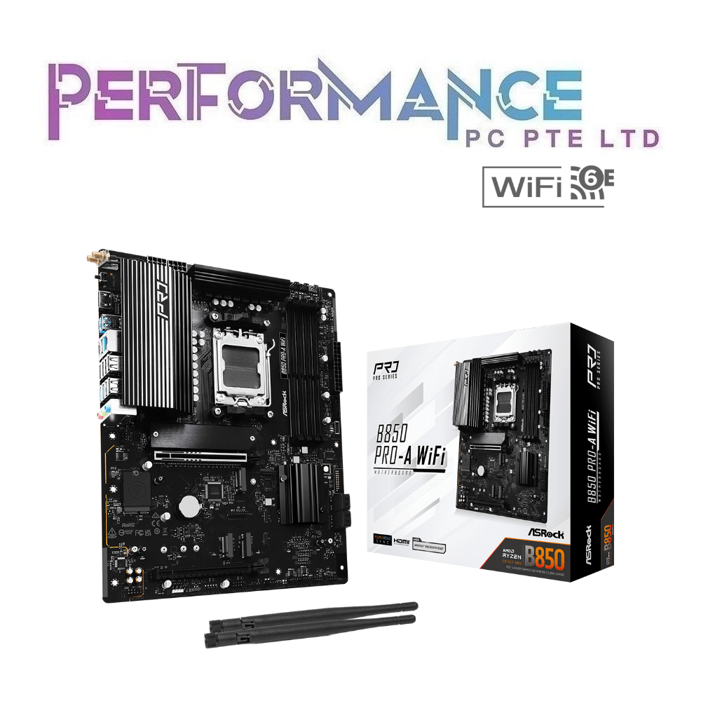 ASRock B850 PRO A WIFI 6E (3 YEARS WARRANTY BY TECHDYNAMIC)