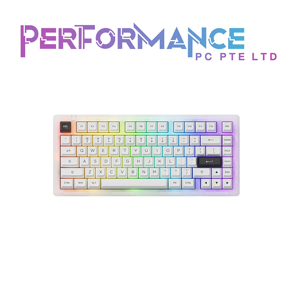 AKKO Keyboard - ACR PRO 75 Bundle ( CS Crystal Linear + BoW Caps) (1 YEAR WARRANTY BY TECH DYNAMIC PTE LTD)