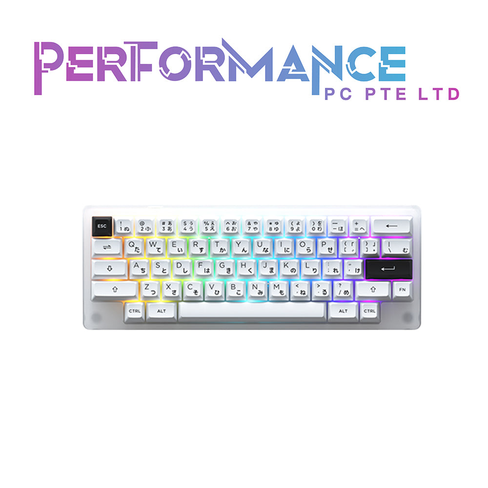 AKKO Keyboard ACR59 RGB Hotswap - BoW (CS Jelly White Linear) (1 YEAR WARRANTY BY TECH DYNAMIC PTE LTD)