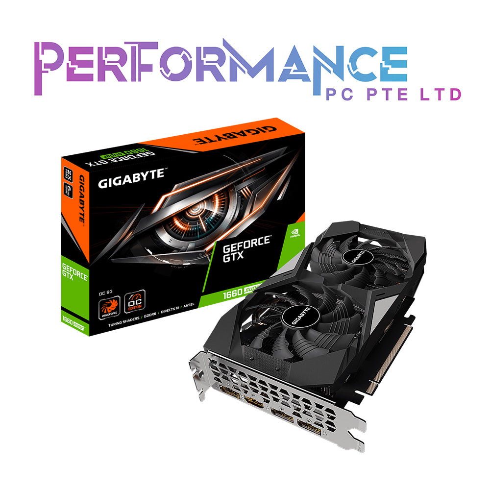 GIGABYTE GeForce GTX 1660 Super GTX 1660Super OC 6GB GDDR6 Graphics Card GPU (3 YEARS WARRANTY BY CDL TRADING PTE LTD)