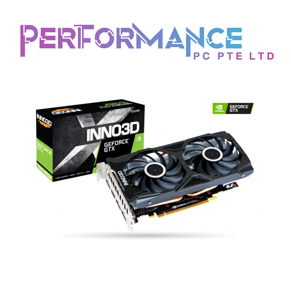 INNO3D Geforce GTX 1660 Super GTX 1660Super TWIN X2 6GB GDDR6 Graphics Card GPU (3 YEARS WARRANTY BY LEAPFROG DISTRIBUTION PTE LTD)