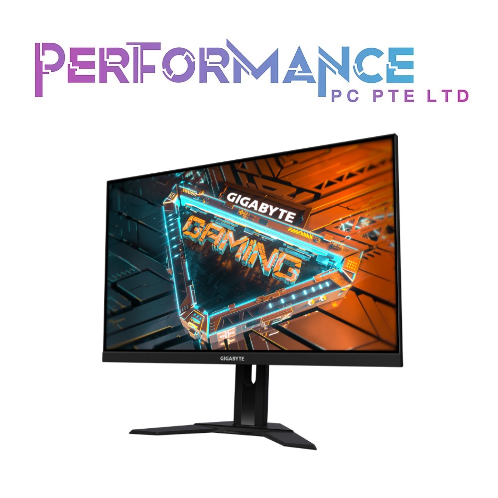 Gigabyte G27F 27" 144Hz 1080P Gaming Monitor, 1920 x 1080 IPS Display, 1ms (MPRT) Response Time, 95% DCI-P3, FreeSync Premium, 1x Display Port 1.2, 2x HDMI 1.4, 2x USB 3.0, BLACK (G27F-SA) (3 YEARS WARRANTY BY CDL TRADING PTE LTD)