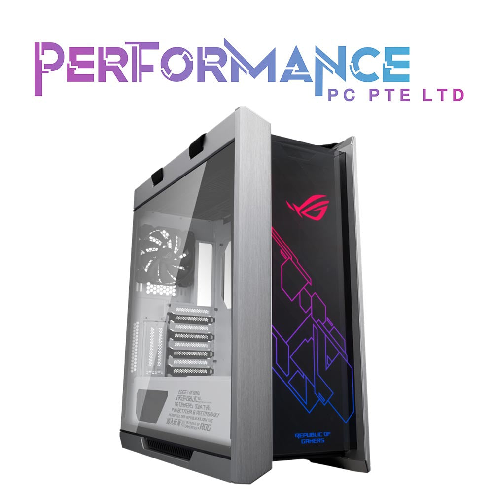 ASUS ROG Strix Helios GX601 White Edition RGB Mid-Tower Computer Case for ATX/EATX Motherboards with tempered glass, aluminum frame, GPU braces, 420mm radiator support and Aura Sync (2 YEARS WARRANTY BY BAN LEONG TECHNOLOGIES PTE LTD)