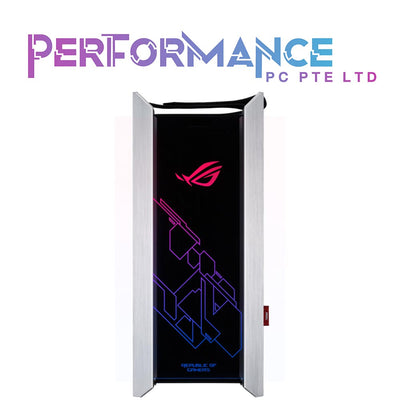 ASUS ROG Strix Helios GX601 White Edition RGB Mid-Tower Computer Case for ATX/EATX Motherboards with tempered glass, aluminum frame, GPU braces, 420mm radiator support and Aura Sync (2 YEARS WARRANTY BY BAN LEONG TECHNOLOGIES PTE LTD)