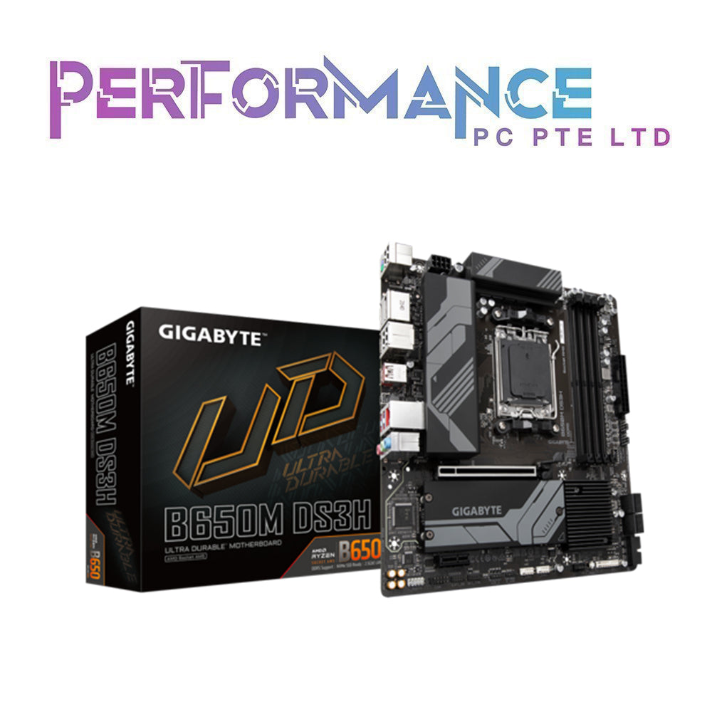 Gigabyte B650M DS3H Micro ATX Motherboard (3 YEARS WARRANTY BY CDL TRADING PTE LTD)