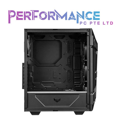 ASUS TUF Gaming GT301 Mid-Tower Compact Case for ATX Motherboards with Honeycomb Front Panel, 120mm Aura Addressable RBG Fans, Headphone Hanger, and 360mm Radiator Support, 2 x USB 3.2 (2 YEARS WARRANTY BY BAN LEONG TECHNOLOGIES PTE LTD)