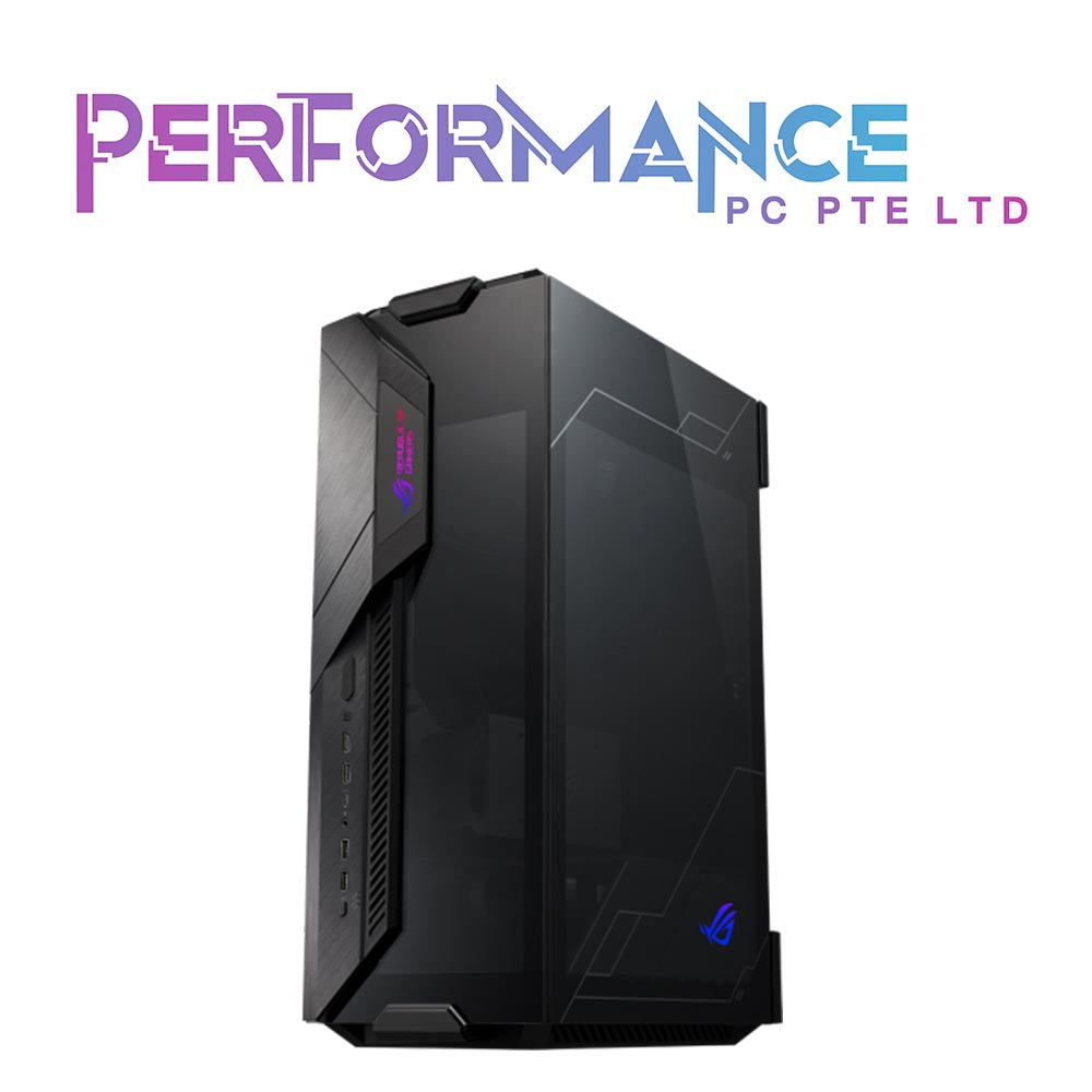 ASUS ROG Z11 Mini-ITX/DTX Gaming Case with Patented 11° Tilt Design, Compatible with ATX Power Supply,3-Slot Graphics, Front I/O USB 3.2 Gen 2 Type-C, 2x USB 3.2 Gen 1 Type-A and ARGB Control Button (2 YEARS WARRANTY BY BAN LEONG TECHNOLOGIES PTE LTD)