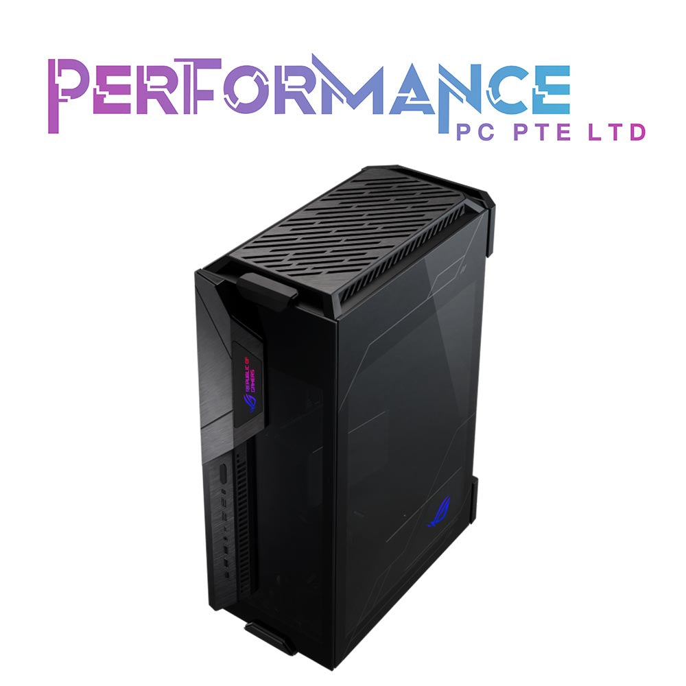 ASUS ROG Z11 Mini-ITX/DTX Gaming Case with Patented 11° Tilt Design, Compatible with ATX Power Supply,3-Slot Graphics, Front I/O USB 3.2 Gen 2 Type-C, 2x USB 3.2 Gen 1 Type-A and ARGB Control Button (2 YEARS WARRANTY BY BAN LEONG TECHNOLOGIES PTE LTD)