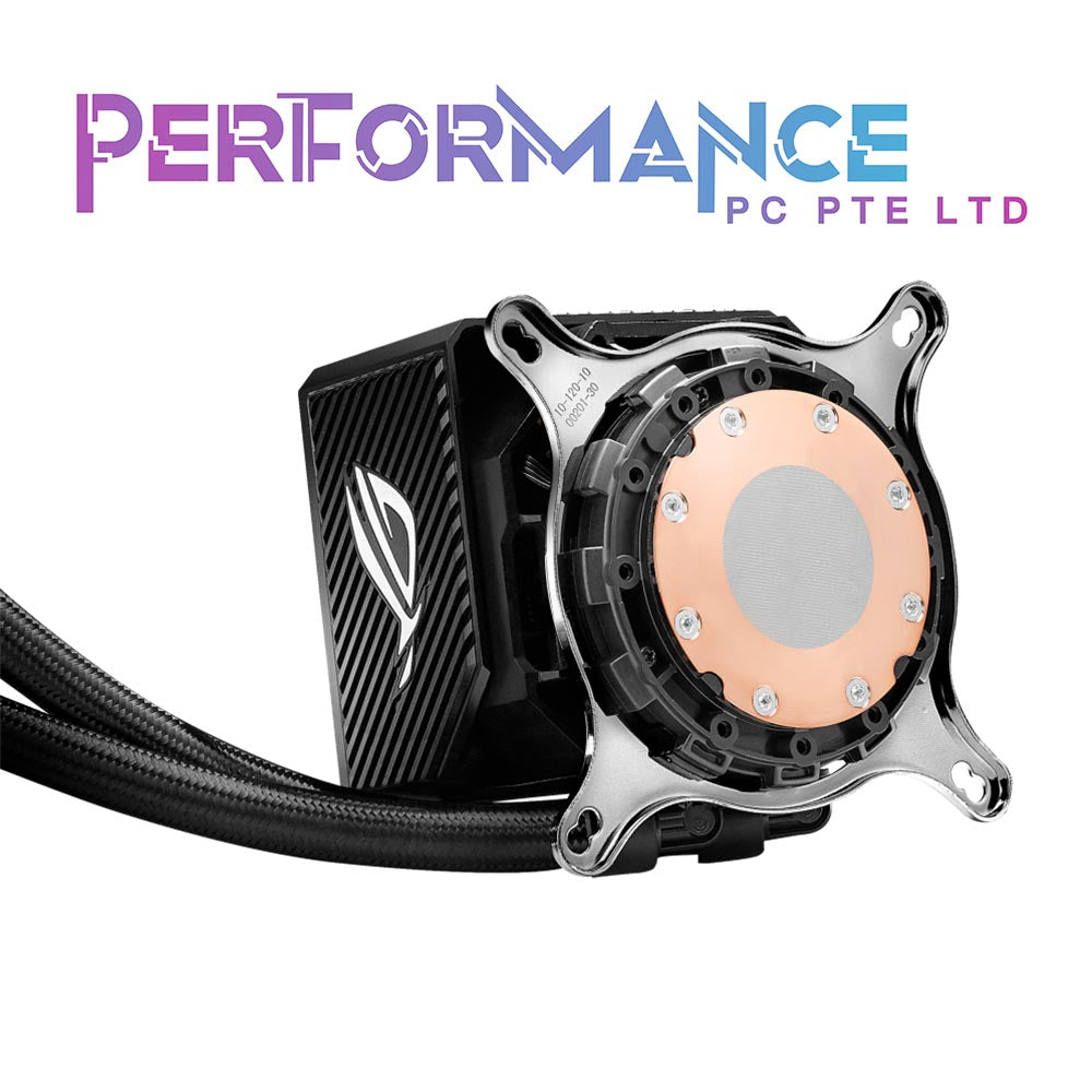 ASUS ROG RYUJIN II 360 OLED AIO Liquid CPU Cooler 360mm Radiator (Three 120mm 4-pin PWM Fans) with Armoury Creat Controls (3 YEARS WARRANTY BY BAN LEONG TECHNOLOGIES PTE LTD)