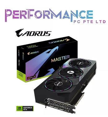 Gigabyte GeForce RTX 4080 RTX4080 AORUS MASTER 16G Graphics Card (3 + 1 YEARS WARRANTY CDL TRADING PTE LTD) with online warranty register requirement