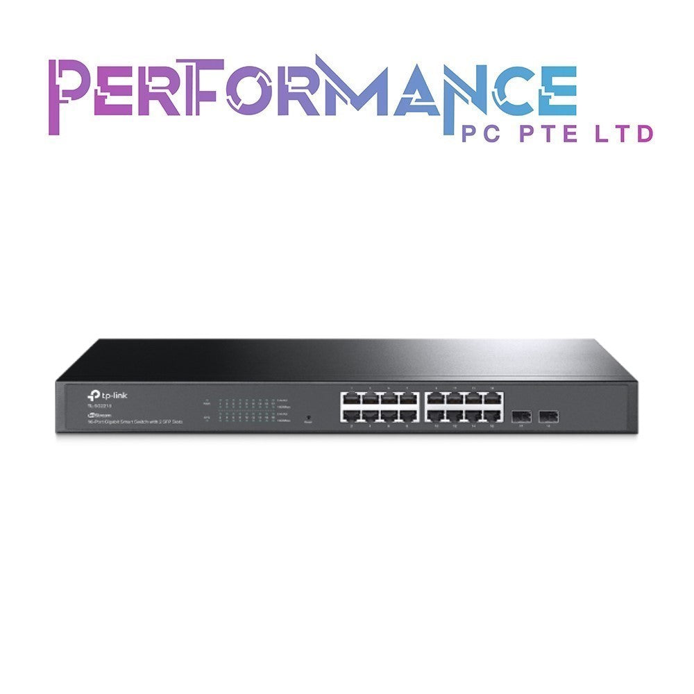 TP-Link TL-SG2218 | 16 Port Gigabit Smart Managed Switch, 2 SFP Slots | Omada SDN Integrated | IPv6 | Static Routing | L2/L3/L4 QoS, IGMP & LAG | Limited Lifetime Protection (3 YEARS WARRANTY BY BAN LEONG TECHNOLOGIES PTE LTD)