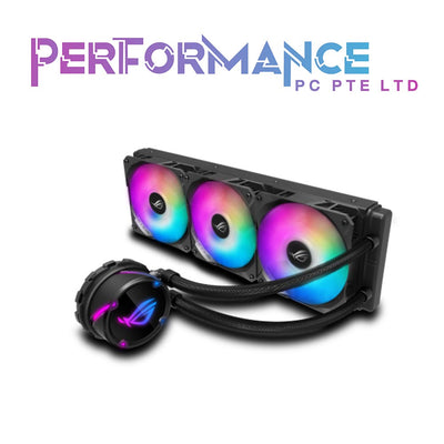 ASUS ROG Strix LC 360 RGB All-in-one AIO Liquid CPU Cooler 360mm Radiator, Intel 115x/2066 and AMD AM4/TR4 Support, Triple 120mm 4-pin PWM Fans (Addressable RGB Fans) (5 YEARS WARRANTY BY BAN LEONG TECHNOLOGIES PTE LTD)