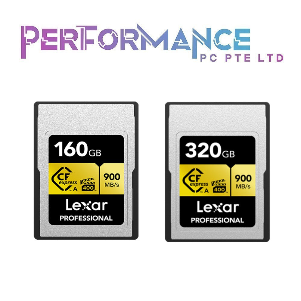 Lexar Professional CFexpress Type A Gold Series Memory Card 160/320GB (LIMITED LIFETIME WARRANTY BY TECH DYNAMIC PTE LTD)