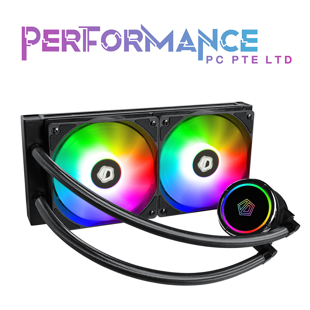 ID-COOLING ZOOMFLOW 240X/360X ARGB BLACK/WHITE AIO CPU COOLER (LGA 1700 Compatible) (3 Years Warranty By Tech Dynamic Pte Ltd)