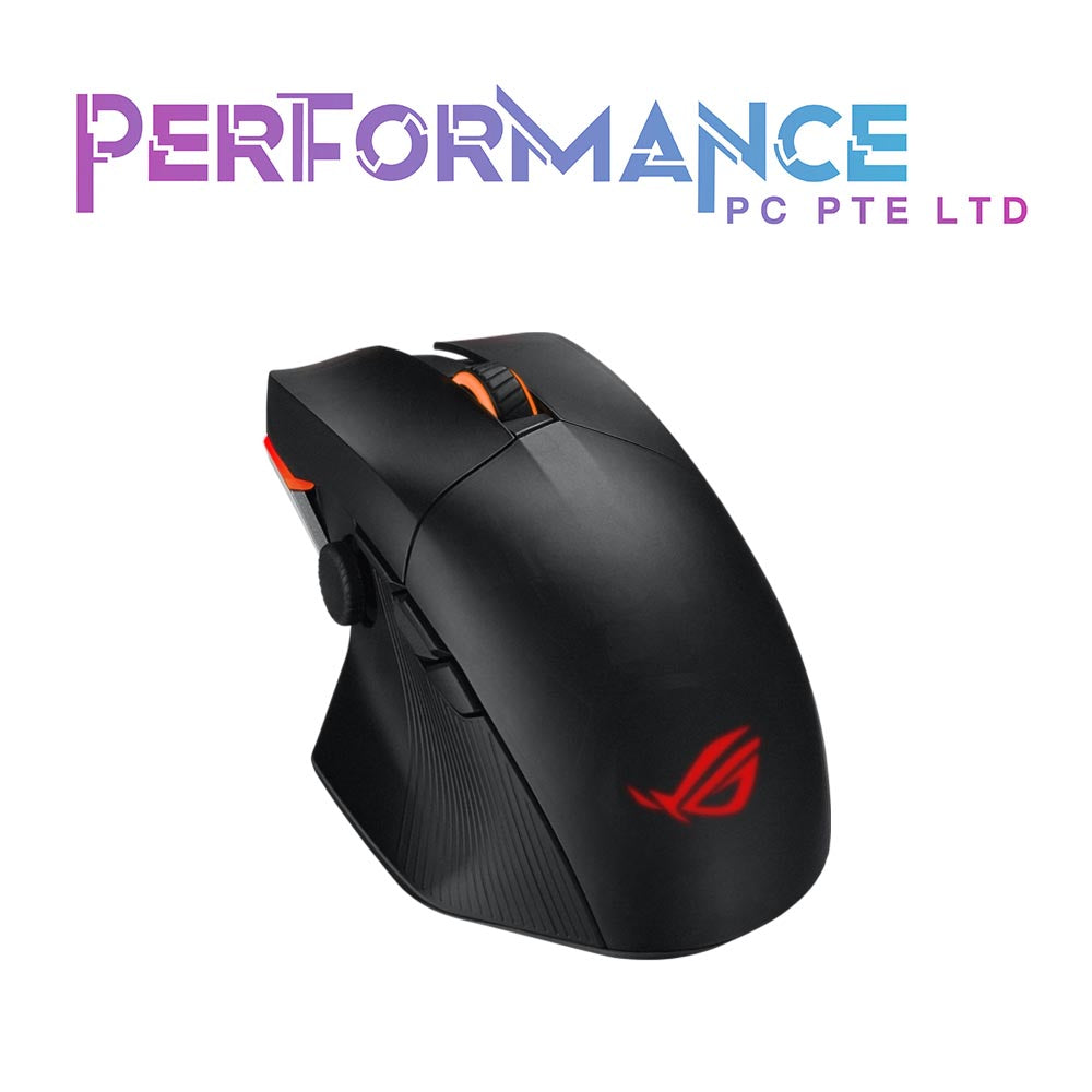 ASUS ROG Chakram X Gaming Mouse - Tri-Mode Connectivity (2.4GHz RF, Bluetooth, Wireless), 36000 DPI Sensor, 8000 Hz Polling, Detachable Joystick, Paracord USB-C Cable, Aura Sync RGB, Qi Charging, Black (2 YEARS WARRANTY BY BAN LEONG TECHNOLOGIES PTE LTD)