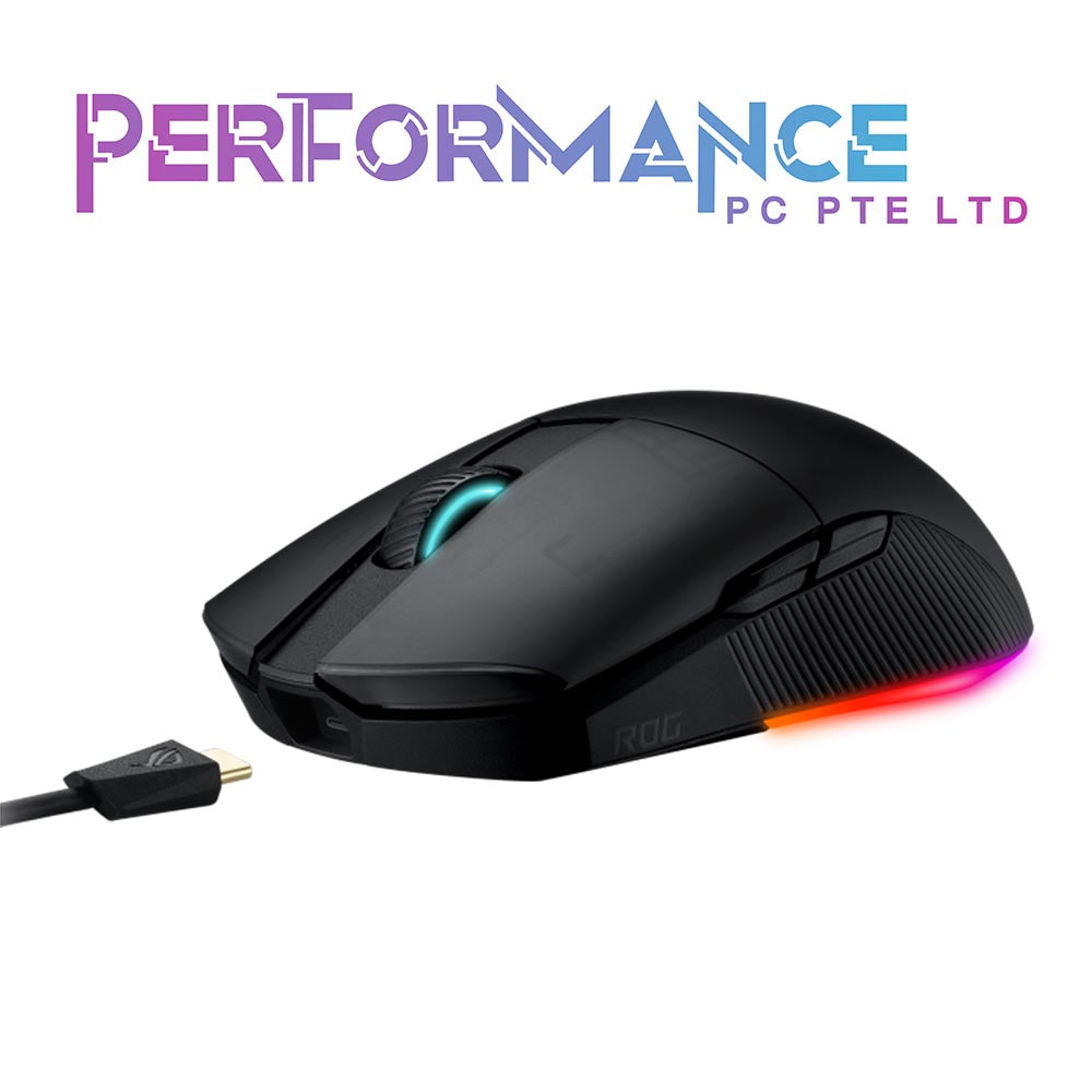 ASUS Optical Gaming Mouse - ROG Pugio II | Ergonomic & Truly Ambidextrous PC Gaming Mouse | Configurable & Swappable Side Buttons | 16,00 DPI Optical Sensor | Aura Sync RGB Tactile Mice (2 YEARS WARRANTY BY BAN LEONG TECHNOLOGIES PTE LTD)