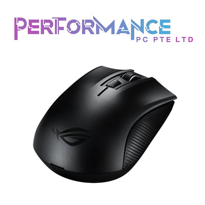ASUS Portable Wireless Optical Gaming Mouse - ROG Strix Carry | Bluetooth & RF USB - Seamless Connection, No Interference | 7200 DPI | High Level Accuracy | Armoury II | Carry Pouch Included (2 YEARS WARRANTY BY BAN LEONG TECHNOLOGIES PTE LTD)