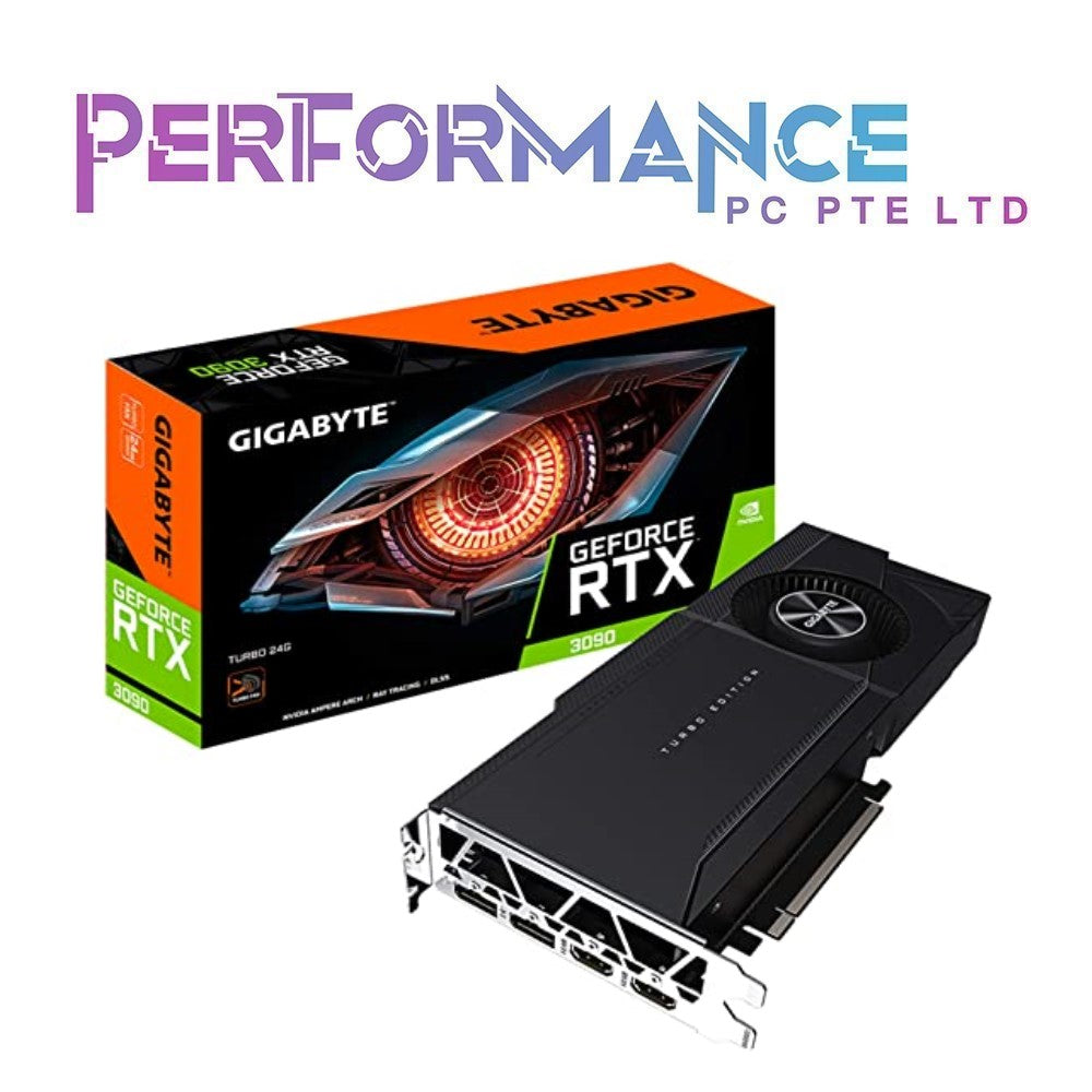 GIGABYTE GeForce RTX 3090 Turbo 24G GDDR6X (3 YEARS WARRANTY BY CDL TRADING PTE LTD)