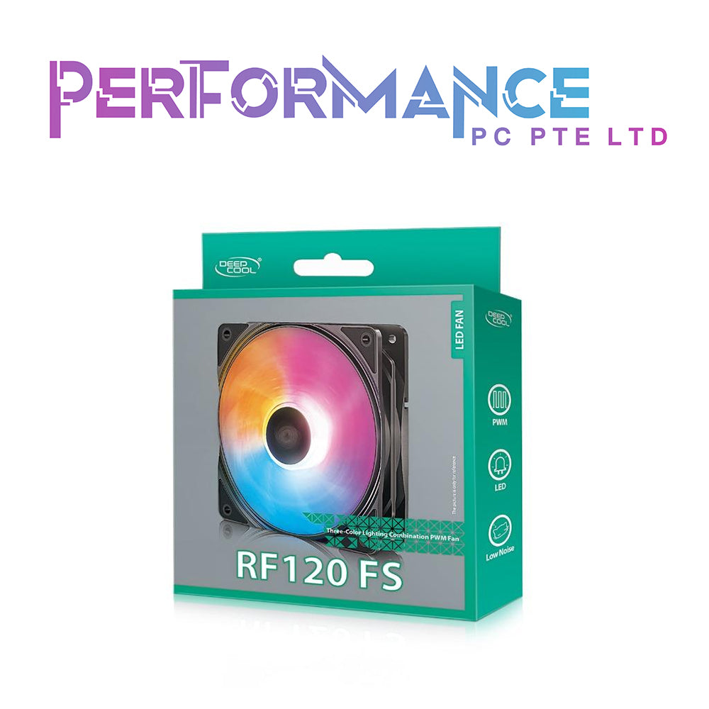 Deepcool RF 120FS, Fixed RGB, Triple 12cm Fan pack, Hydro Bearing (1 YEAR WARRANTY BY TECH DYNAMIC PTE LTD)