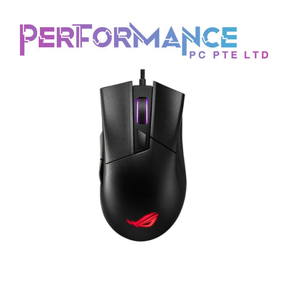 ASUS ROG Gladius II Core Wired Optical Gaming Mouse with 6200-DPI Sensor (2 YEARS WARRANTY BY BAN LEONG TECHNOLOGIES PTE LTD)
