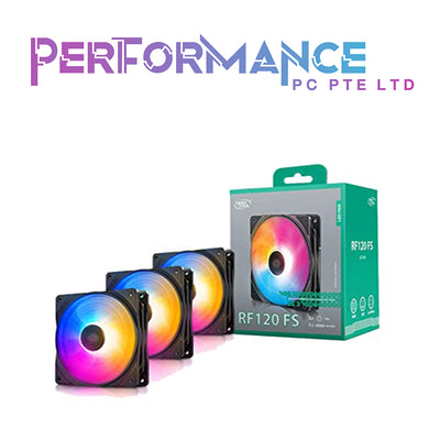 Deepcool RF 120FS, Fixed RGB, Triple 12cm Fan pack, Hydro Bearing (1 YEAR WARRANTY BY TECH DYNAMIC PTE LTD)