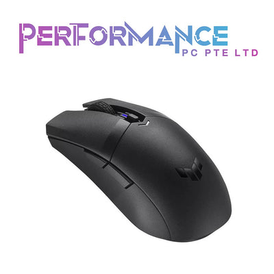 ASUS TUF M4 Gaming Wireless Gaming Mouse | Dual Wireless Modes - Bluetooth/RF 2.4 GHz, 12K DPI Optical Sensor, 6 Programmable Buttons (2 YEARS WARRANTY BY BAN LEONG TECHNOLOGIES PTE LTD)