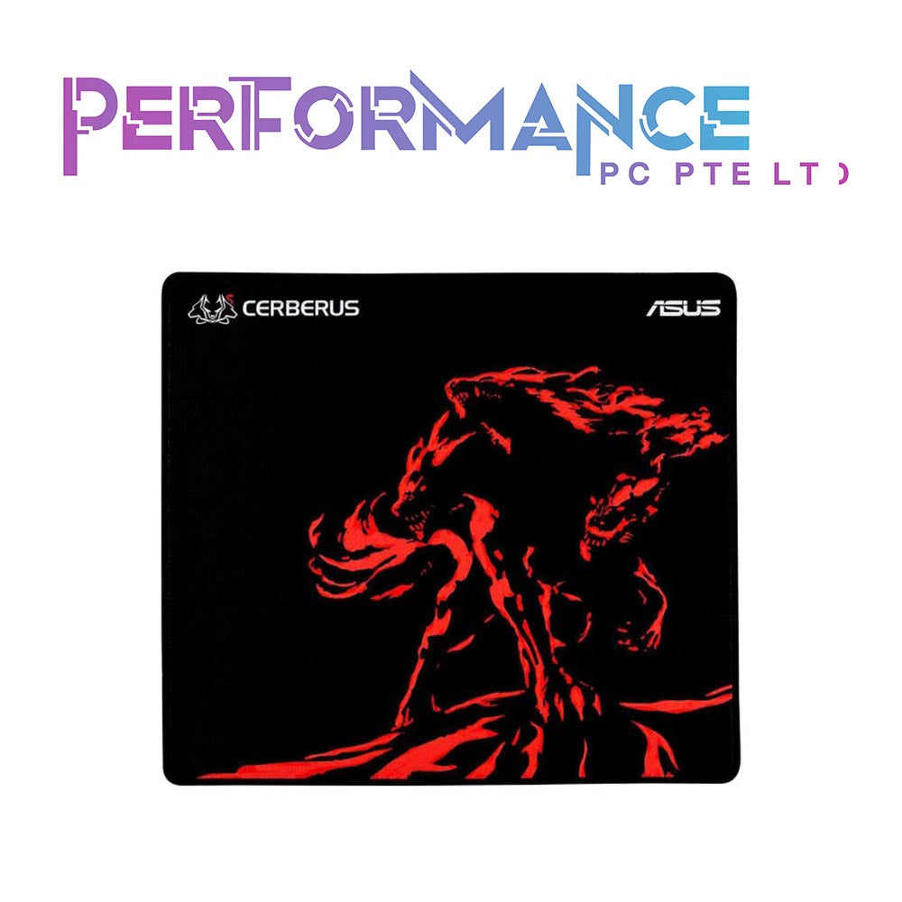 ASUS Cerberus Pad Mini Gaming Mousepad, Black & Red