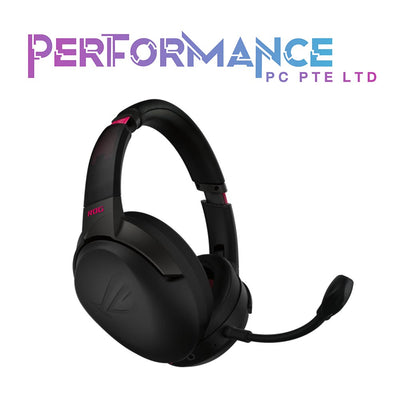 ASUS ROG Strix Go 2.4 Electro Punk Wireless Gaming Headphones with USB-C 2.4 GHz Adapter Ai Powered Noise-Cancelling Microphone Over-Ear Headphones for PC,Black Pink,One Size,90YH02P1-B3UA00 (2 YEARS WARRANTY BY BAN LEONG TECHNOLOGIES PTE LTD)