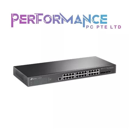 TP-Link TL-SG3428X | 24 Port Gigabit Switch, 4 x 10GE SFP+ Slots | L2+ Smart Managed | Omada SDN Integrated | IPv6 | Static Routing | Support QoS, IGMP & LAG (3 YEARS WARRANTY BY BAN LEONG TECHNOLOGIES PTE LTD)