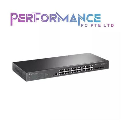 TP-Link TL-SG3428X | 24 Port Gigabit Switch, 4 x 10GE SFP+ Slots | L2+ Smart Managed | Omada SDN Integrated | IPv6 | Static Routing | Support QoS, IGMP & LAG (3 YEARS WARRANTY BY BAN LEONG TECHNOLOGIES PTE LTD)