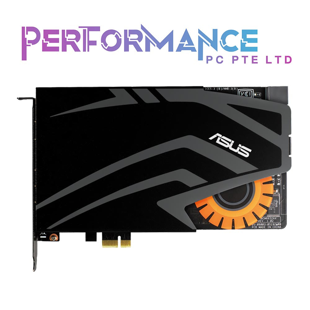 ASUS Strix RAID DLX 7.1 PCIe Gaming Sound Card with High Performance Headphone Amp (600ohm) & Audiophile-Grade DAC and 124dB SNR (3 YEARS WARRANTY BY BAN LEONG TECHNOLOGIES PTE LTD)