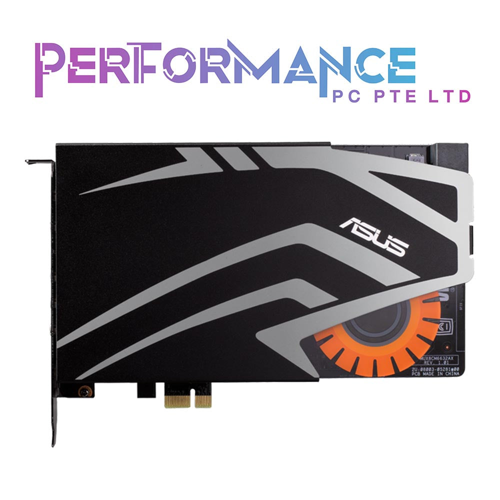 ASUS Strix SOAR 7.1 PCIE Gaming Sound Card, 90YB00J0-M1UA00 (7.1 PCIE Gaming Sound Card) (3 YEARS WARRANTY BY BAN LEONG TECHNOLOGIES PTE LTD)