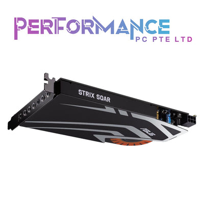 ASUS Strix SOAR 7.1 PCIE Gaming Sound Card, 90YB00J0-M1UA00 (7.1 PCIE Gaming Sound Card) (3 YEARS WARRANTY BY BAN LEONG TECHNOLOGIES PTE LTD)