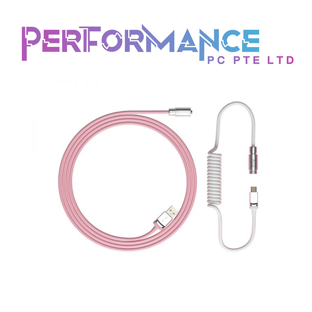 AKKO KEYBOARD Coiled Cable Aviator 1 YEAR WARRANTY BY TECH DYNAMIC PT performance pc pte ltd