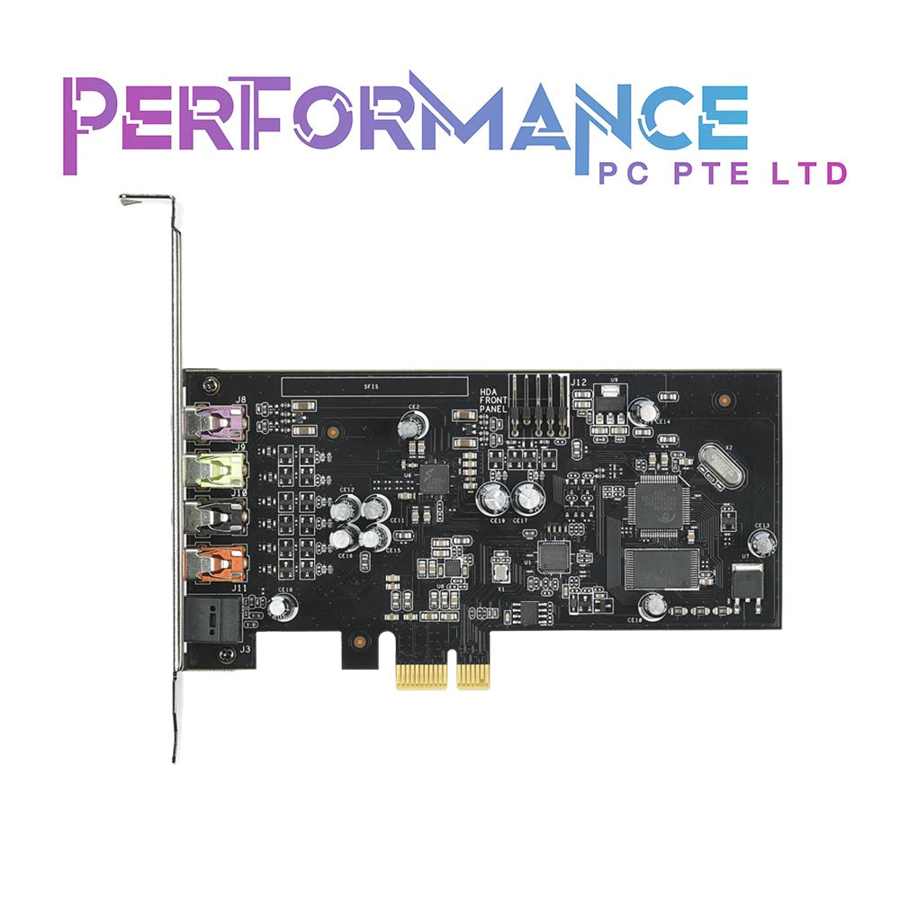 ASUS XONAR SE 5.1 Channel 192kHz/24-bit Hi-Res 116dB SNR PCIe Gaming Sound Card with Windows 10 compatibility (3 YEARS WARRANTY BY BAN LEONG TECHNOLOGIES PTE LTD)