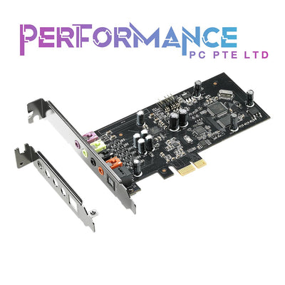 ASUS XONAR SE 5.1 Channel 192kHz/24-bit Hi-Res 116dB SNR PCIe Gaming Sound Card with Windows 10 compatibility (3 YEARS WARRANTY BY BAN LEONG TECHNOLOGIES PTE LTD)