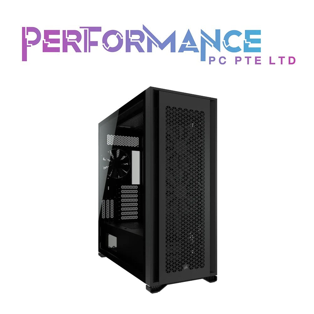 CORSAIR 7000D AIRFLOW Full-Tower ATX PC Case, Black/White (2 YEARS WARRANTY BY CONVERGENT SYSTEMS PTE LTD)