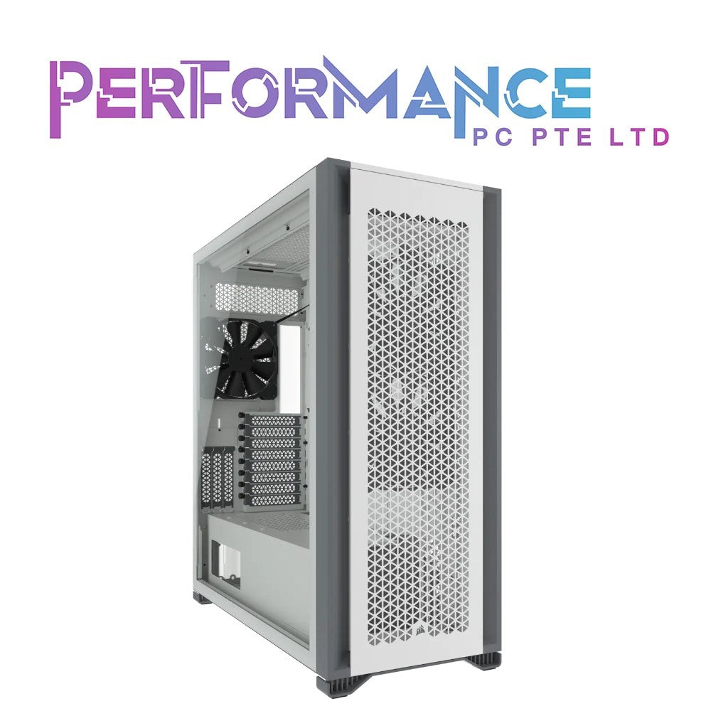 CORSAIR 7000D AIRFLOW Full-Tower ATX PC Case, Black/White (2 YEARS WARRANTY BY CONVERGENT SYSTEMS PTE LTD)