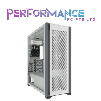 CORSAIR 7000D AIRFLOW Full-Tower ATX PC Case, Black/White (2 YEARS WARRANTY BY CONVERGENT SYSTEMS PTE LTD)