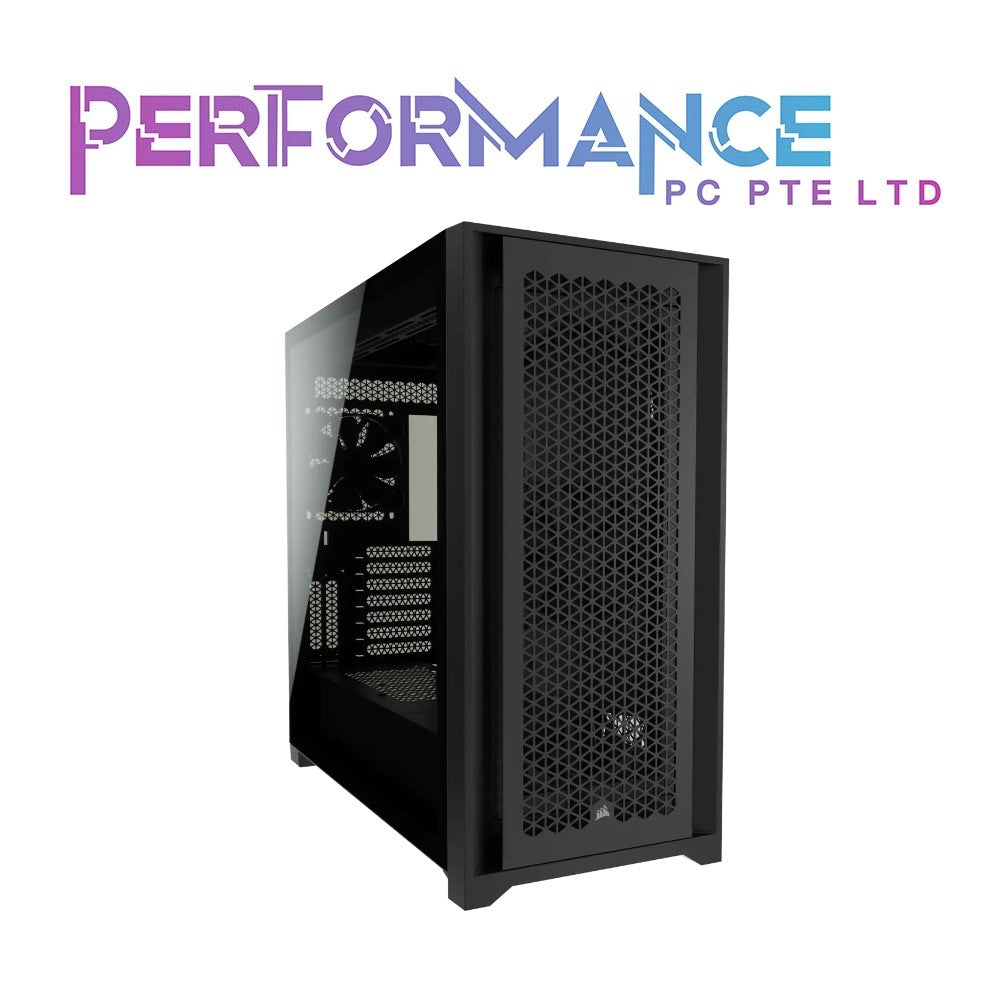 Corsair 5000D Airflow Tempered Glass Mid-Tower ATX PC Case - Black/White (2 YEARS WARRANTY BY CONVERGENT SYSTEMS PTE LTD)