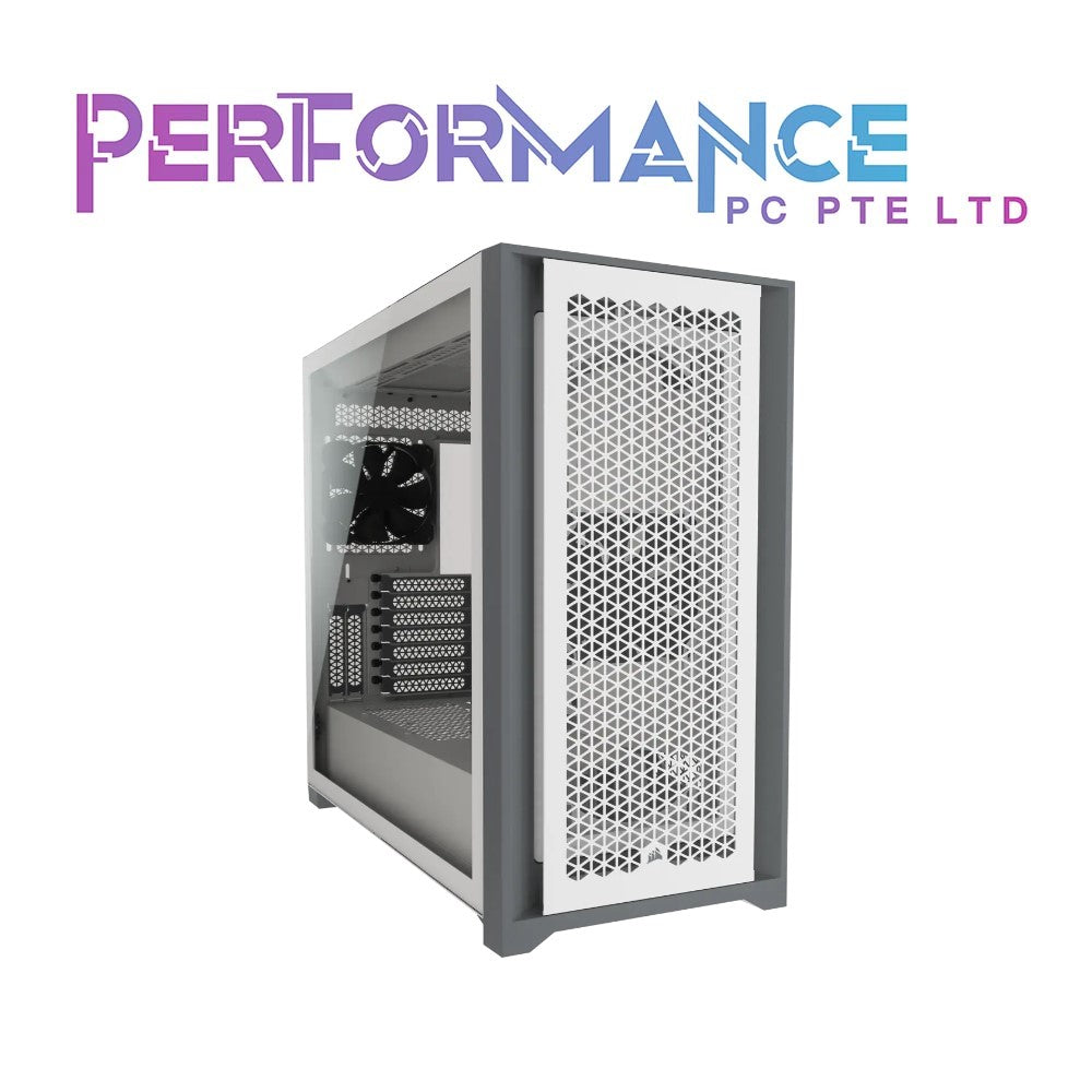 Corsair 5000D Airflow Tempered Glass Mid-Tower ATX PC Case - Black/White (2 YEARS WARRANTY BY CONVERGENT SYSTEMS PTE LTD)