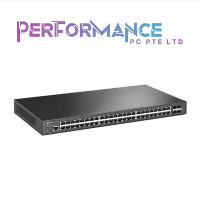 TP-Link TL-SG3452 | 48 Port Gigabit Switch, 4 SFP Slots | Omada SDN Integrated | L2+ Smart Managed | IPv6 | Static Routing | L2/L3/L4 QoS, IGMP & LAG (3 YEARS WARRANTY BY BAN LEONG TECHNOLOGIES PTE LTD)