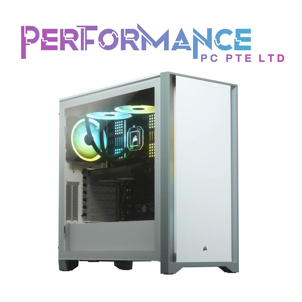 Corsair 4000D Tempered Glass Mid-Tower ATX Case with 2x120mm Fans (2 YEARS WARRANTY BY CONVERGENT SYSTEMS PTE LTD)