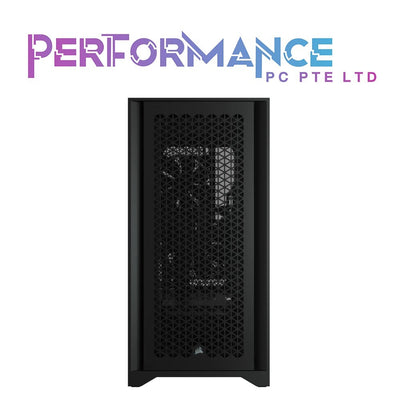 Corsair 4000D Airflow Tempered Glass Mid-Tower ATX PC Case - Black/White (2 YEARS WARRANTY BY CONVERGENT SYSTEMS PTE LTD)