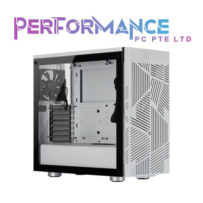 Corsair Carbide Series 275R Airflow Tempered Glass Mid-Tower Gaming Case, Black/White (2 YEARS WARRANTY BY CONVERGENT SYSTEMS PTE LTD)