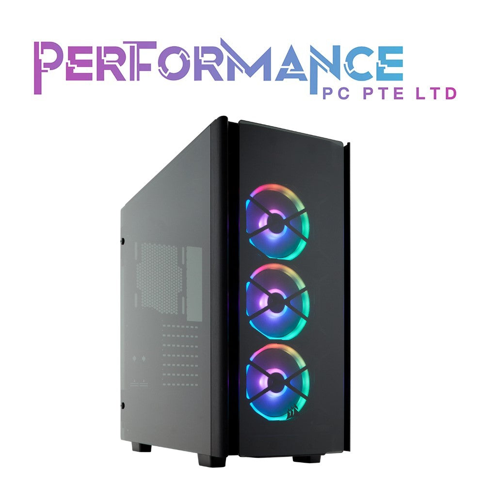 Corsair Obsidian Series 500D RGB SE Premium Mid-Tower Case, 3 RGB Fans, Smoked Tempered Glass, Aluminum Trim, Integrated Commander PRO fan and lighting controller (2 YEARS WARRANTY BY CONVERGENT SYSTEMS PTE LTD)